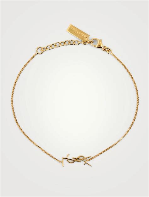 ysl with gold chain|the saint lauren ladies braclets.